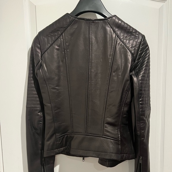 DKNY lamb skin leather jacket - Picture 2 of 8